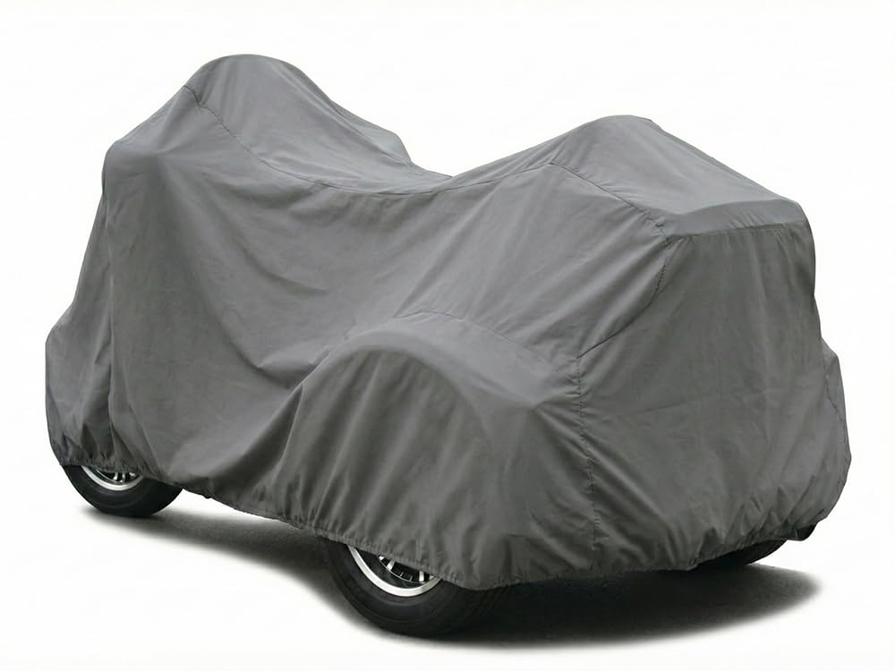CarsCover Ultrashield Copertura Per Trike Pesante Impermeabile - 5 Strati, Protezione UV, Con Cinghie E Custodia - Adatta Per Harley, Goldwing, Stallion (fino A 120'')