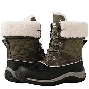 GLOBALWIN Women’s 1909 ARMY GREEN Winter Boots 5.5M