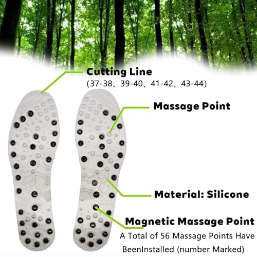 2 Pares de Plantillas Magnéticas Transpirables para Hombre y Mujer miniatura 6