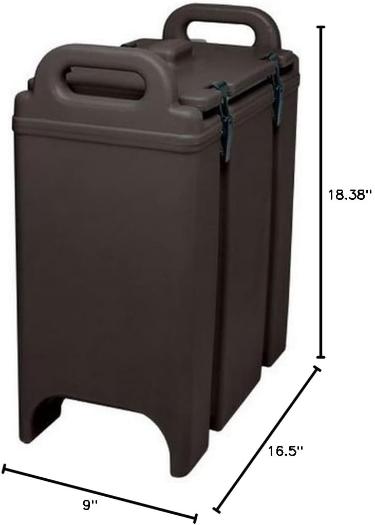 Cambro (350LCD110) 3-3/8 gal Soup Carrier - Camtainer®,Black
