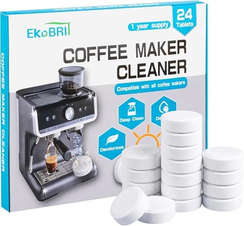 24-Ct EKoBRIT Coffee Machine Cleaner & Descaler Tablets $8 w/ S&S