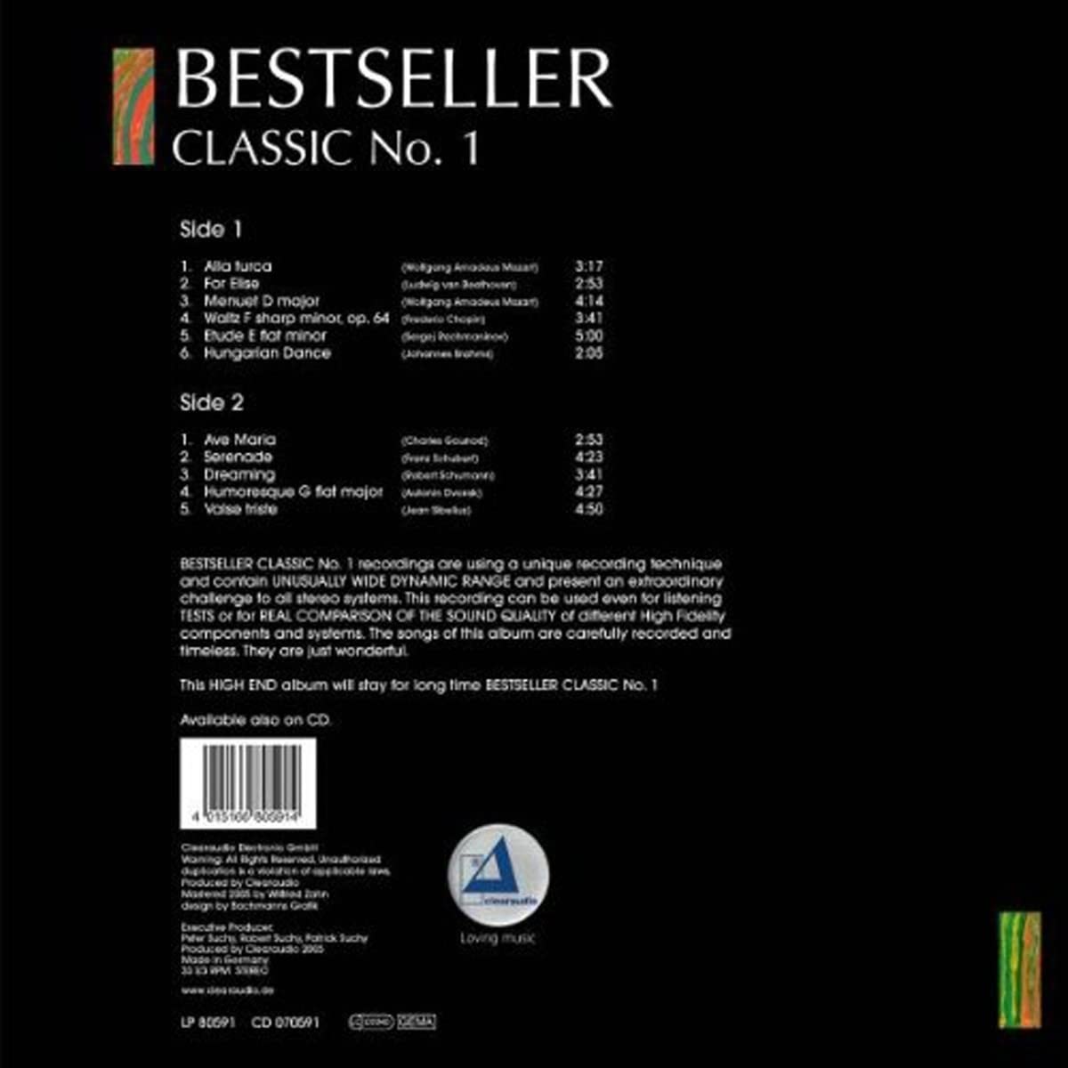Bestseller Classic 1 (180g) [Vinyl LP]