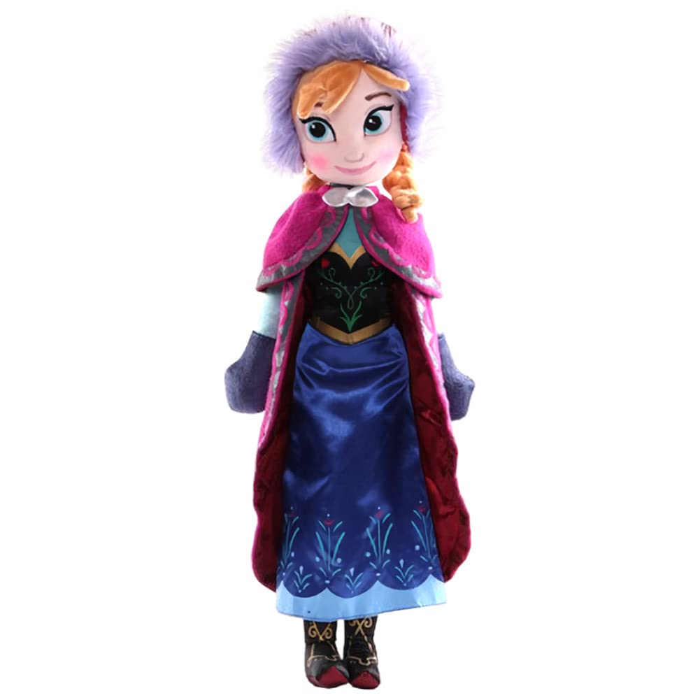 Vvieer Purple Princess Plush Toy,Medium Soft Toy,Animals Figures Plush,Princess Plush Doll Plush Gifts,Plush Cuddly Classic Princess Character in Iconic Dress with Details and Soft Feel Finish - 40cm
