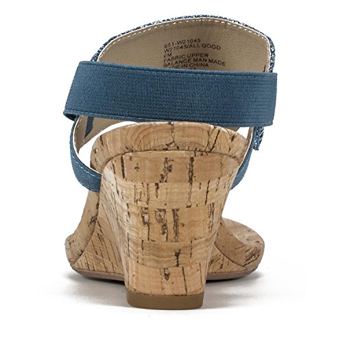 Image of WHITE MOUNTAIN Women's All Good Cork Wedge Sandal