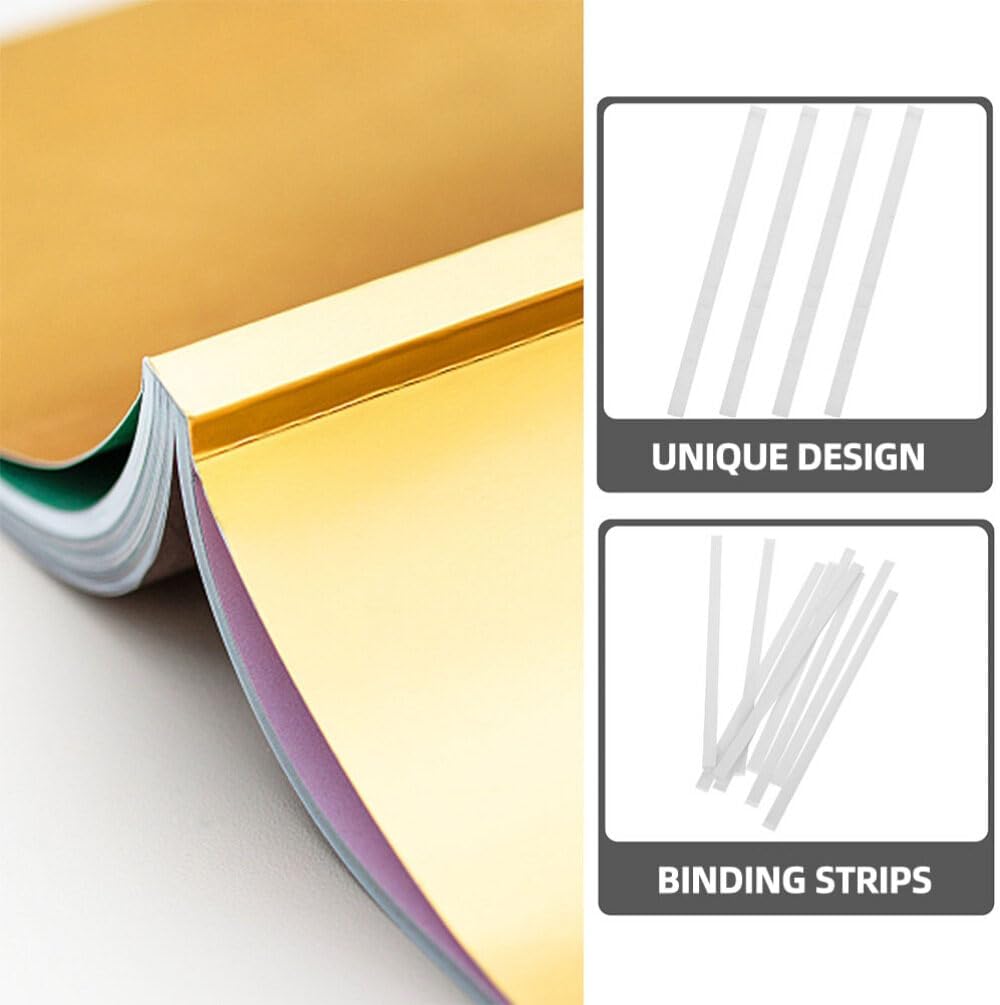 SHINEOFI 10pcs Book Repair Tapes Thermal Glue Strips for Bookbinding Crafts Office Use Strong Adhesion Versatile Binding for Documents and Textbooks