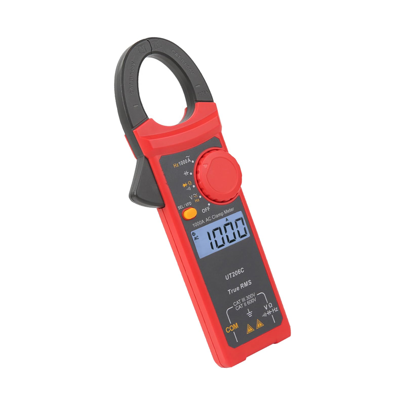 6000 Counts Digital Clamp Meter Multimeter 1000A Current Voltages Tester Resistance Diode Tester Digital Clamp Meter Multimeter