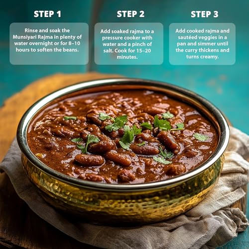 Image of House of Himalayas Munsiyari Rajma 1Kg (500g x 2), White Kidney Beans from Himalayas, Unpolished, Quick Boiling and Creamy Texture, High Protein and Fibre, GI-Tagged
