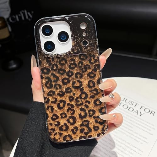 Coque de téléphone pour iPhone 17 Pro souple et rétro motif écaille de tortue