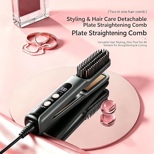 Cepillo alisador 2 en 1 para cabello y rizos miniatura 5