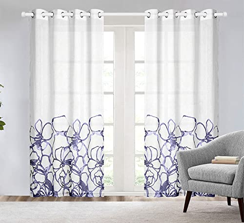 White Curtain Rods For Windows 48 To 84 Inch(4-7 Feet),1" Diameter Drapery Rods With Modern Style End Cap Finials,Size:36-88 Inch,Matte White #TOP3