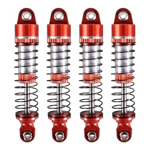 RC�V���b�N Compatible With JJRC For TRX4M C8801 C8809 AX8560 1/18 RC�J�[�A�b�v�O���[�h�����A�N�Z�T���[�p�[�c���^�������V���b�N�A�u�\�[�o�[(Red)