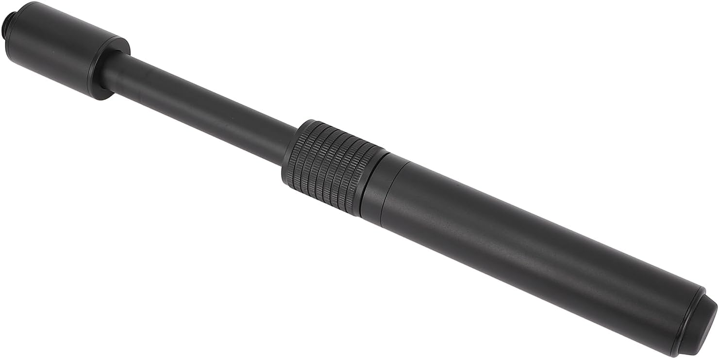 Aluminum Telescopic Pool Cue Stick Extension 24cm to 34cm Adjustable Length - Lightweight Durable Metal, Enhanced Weight Balance for Snooker and Billiards