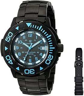 Smith & Wesson Men's SWW-900-BLU Diver Swiss Tritium Black Dial Stainless Steel