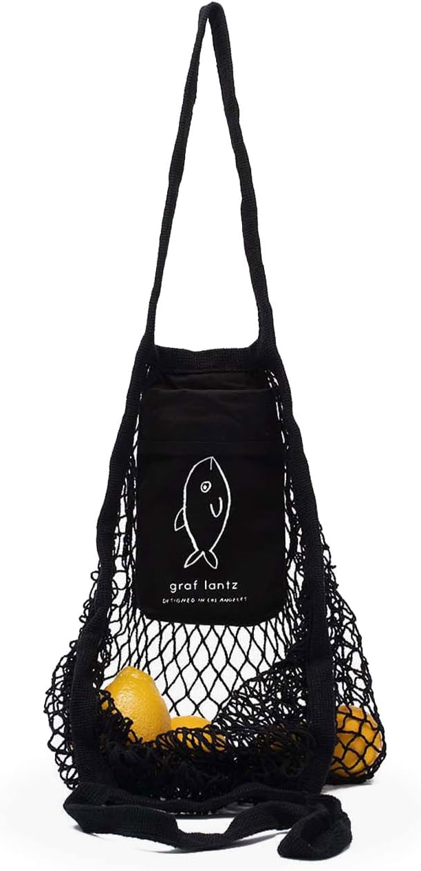 Graf Lantz Tote Net Mesh Market Tote Bag, 100 Cotton