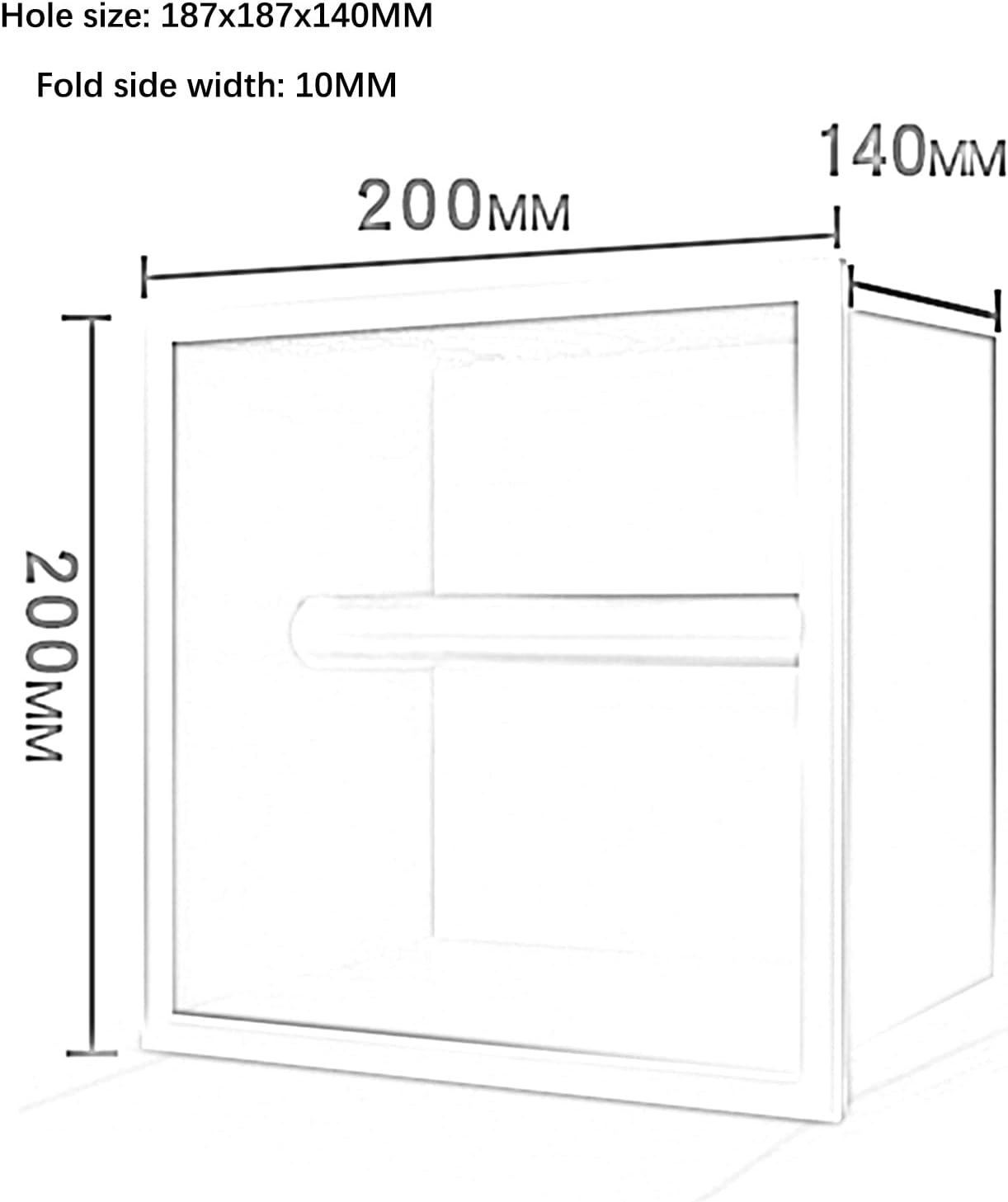 Stainless Steel Bathroom Niche Shelf - Waterproof Shower Alcove Organizer for Bathroom, Kitchen & Living Room - Stylish Storage for Toiletries, Toilet Paper & Trash Can