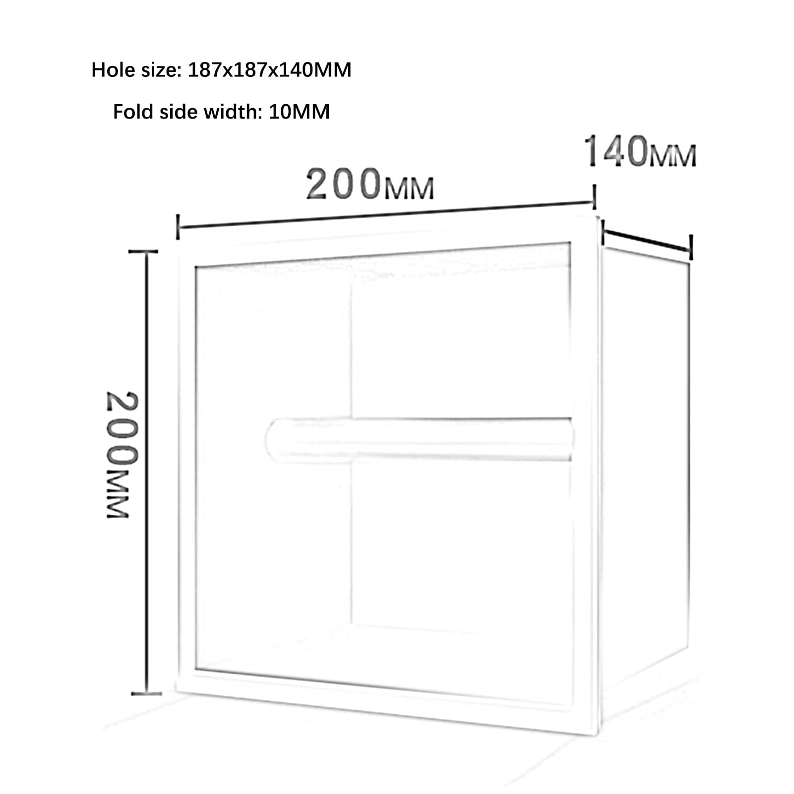 Nicho de baño de acero inoxidable, nicho de ducha, alcoba empotrada para habitación húmeda, organizador de ducha para dormitorio, cocina, sala de estar, papelera, papelera, papel higiénico, rojo, 20 x