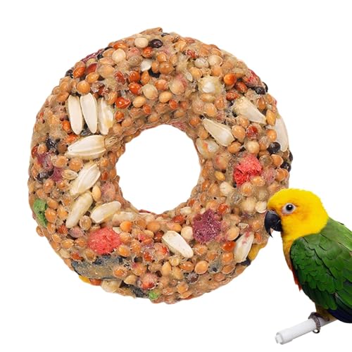 槍のおやつ、鳥の食べ物、賢者、種子ディスペンサー噛むリング飼料ギャンブル鳥類の濃縮のためのプレイアクセサリーメントアボリア研究ラブオイズーフォーメーションフォーメーションオウムズオウレットエンターテインメ
