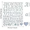 1 Inch Small Self Adhesive Vinyl Letter Number Symbol Stickers Kit,528 Pieces Alphabet Numbers Stickers for Mailbox, Water Bottle, Scrapbook, Notebook - Silver #1