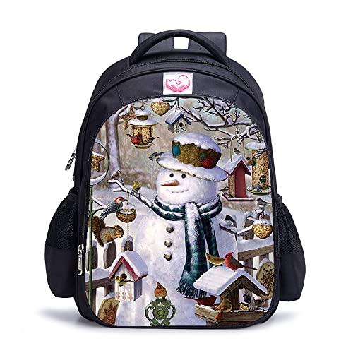 Sac à dos de mode bonhomme de neige spacieux pour protéger vos cours et documents