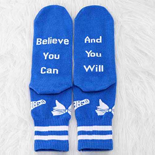 MBMSO 2 Pairs Cheerleading Socks Cheer Ggifts for Cheerleaders Team Socks2