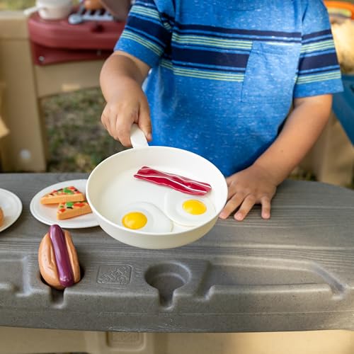 Step2 All Around Playtime Patio with Canopy Playset – Shaded Outdoor Playhouse for Kids with Realistic, Interactive Features, Room for Multiple Toddlers to Play – Dimensions: 60" H x 47.5" W x 47.5" D