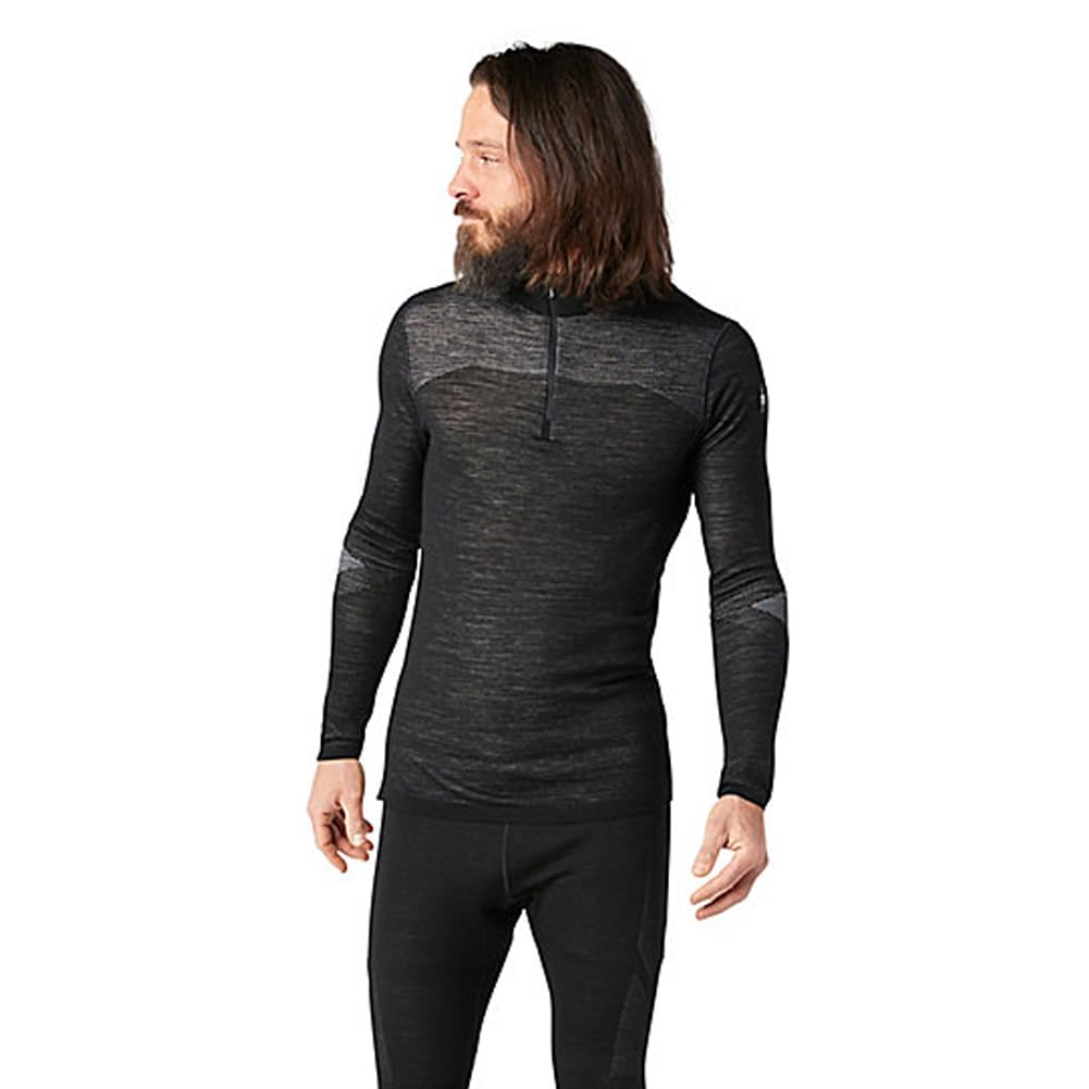 SmartWool Mens Intraknit Thermal Merino Base Layer 1/4 Zip