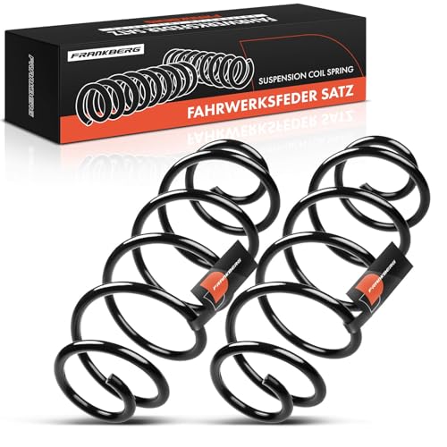 Frankberg 2x Muelles de chasis Muelles de suspensión Compatible con C3 I FC FN 1.4i Bivalent 1.1i 1.6 16V 1.4 16V 1.4 HDi 1.4 16V HDi 1.6 16V HDi 1.4i 2002-2010 Replace#