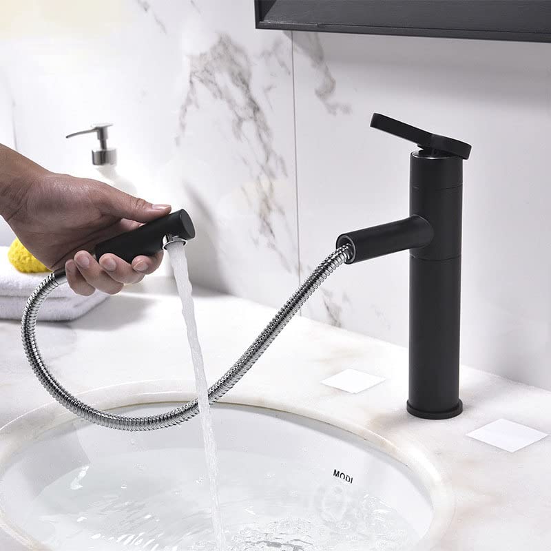 Robinet de salle de bains à tirer eau chaude et froide type A en cuivre