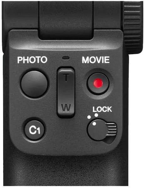 Sony Wireless Bluetooth Shooting Grip and Tripod for still and video, ideal for vlogging (GP-VPT2BT), Black, 3.38 x 3.13 x 8.5 inches