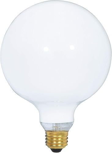 Miniatura 6 de Paquete de 4 bombillas incandescentes G25 de 2700 K de luz suave, bombillas decorativas, base mediana E26, perfectas para maquillaje de espejo de
