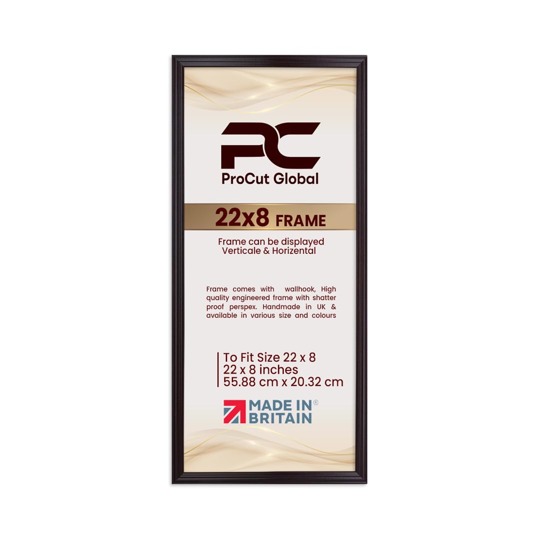 Procut Global Classic Rose Wood Picture Frames For Photos - 22x8"