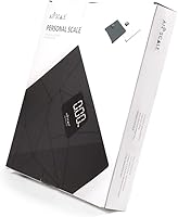 Vista 7 de AIRSCALE - Báscula digital de baño para personas peso corporal altamente preciso con diseño geométrico de moda plataforma grande de 400 libras