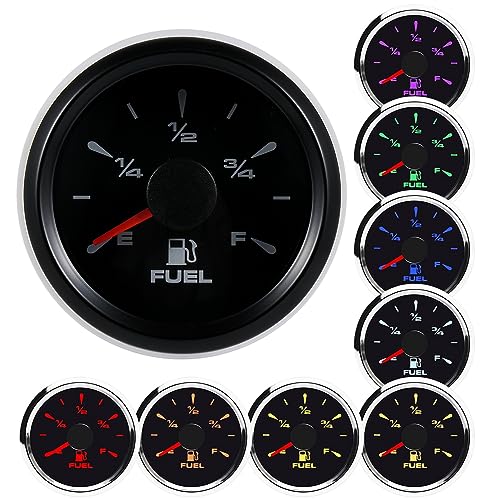 Marcador de gasolina universal de 52mm que soluciona lecturas incorrectas de tanque