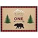 Allenjoy 7x5ft He's A Wild One Lumberjack Birthday Backdrop for Boys 1st First Red Black Buffalo Plaid Camping Adventure Tribal Party Event Table Decor Banner Background Children Photo Booth Shoot