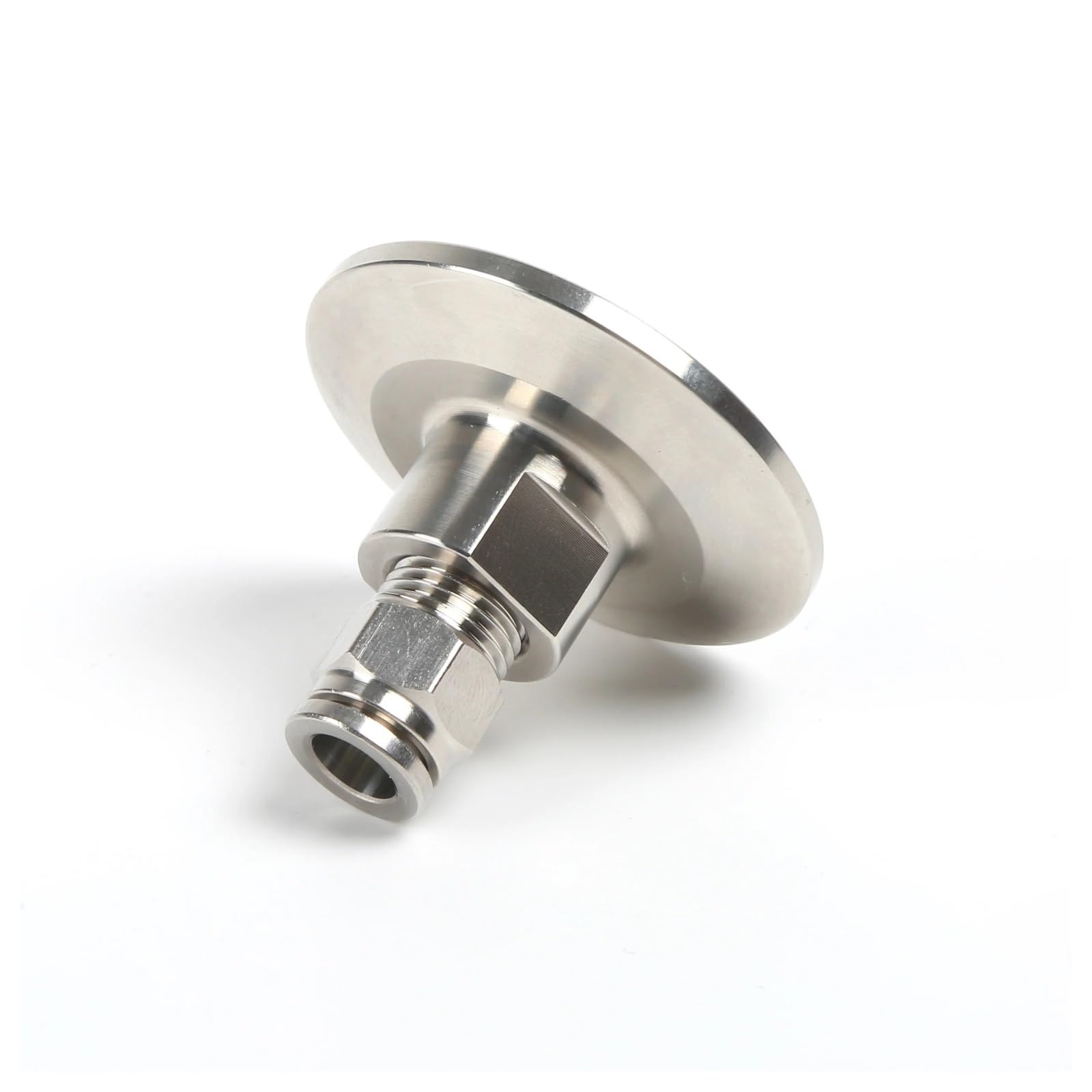 Adaptador Manguera Ducha Conector de Tubo neumático SS304 Tri Abrazadera TC25.2MM-77.5MM Accesorios for mangueras Aire PC 4MM-16MM Acero Inoxidable Push | TC64MM,16mm