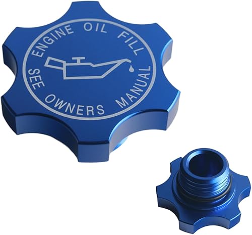 Miniatura 10 de DEWHEL Tapa de llenado de aceite de motor de aluminio con junta tórica compatible con Chrysler Dodge Jeep Ram Mitsubishi Mini 1993-2020 Número de