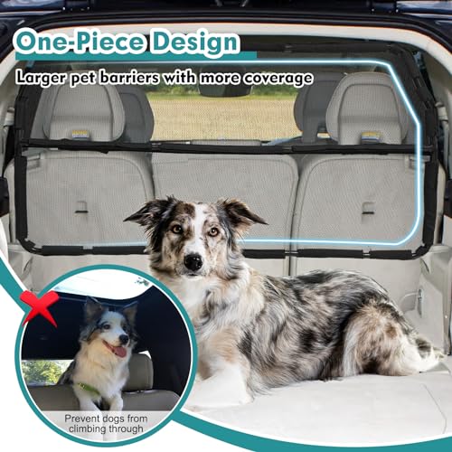 Dog Car Barrier Escape-Proof Wider Coverage