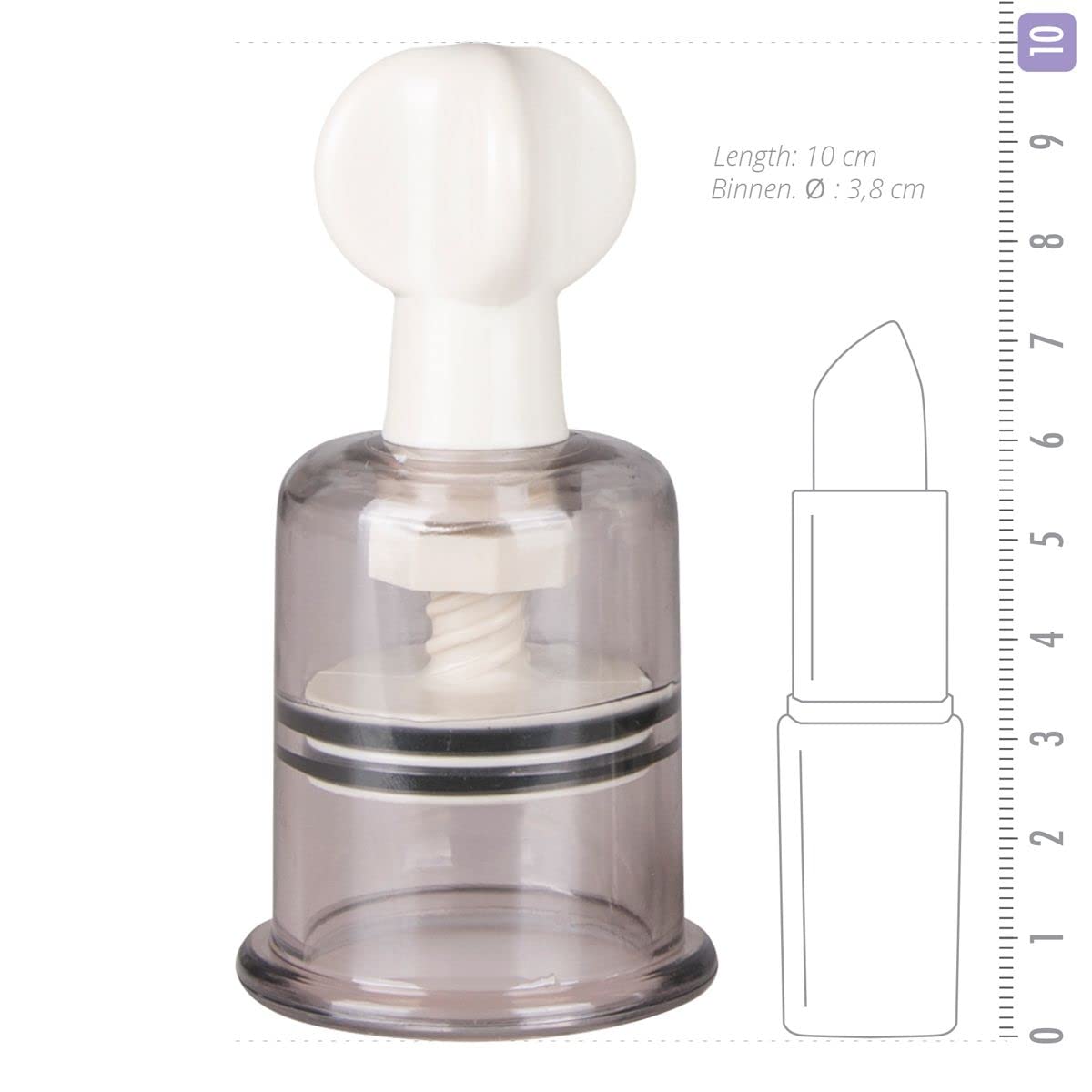 EasyToys Ventouses de Clitoris/Tétons Taille M 2 Pièce