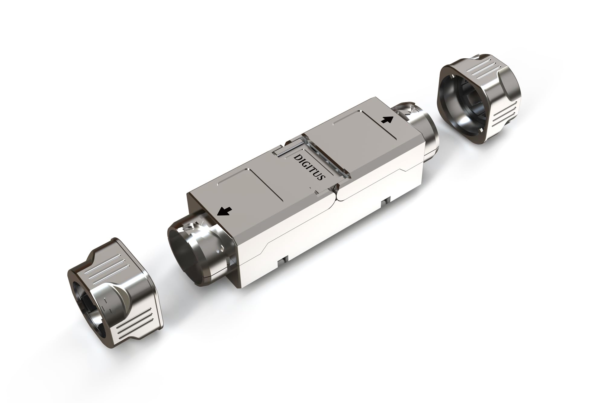 DIGITUS Moduł przyłączeniowy Cat-6A – 500-MHz – 10-GBase-T – ekranowany – do zastosowań terenowych – złącze Cat LSA