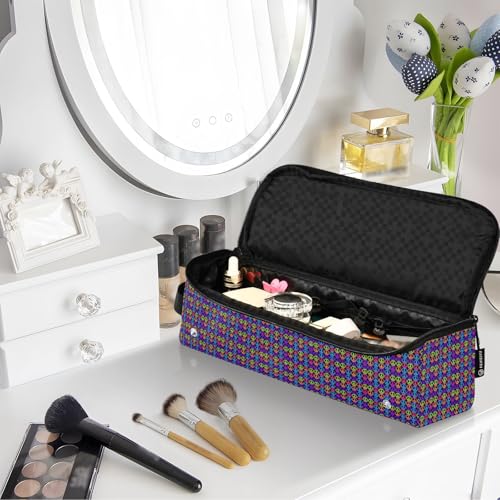 Bolso de viaje para herramientas de cabello con estera resistente al calor para planchas, rizadores y organizador de accesorios miniatura 7