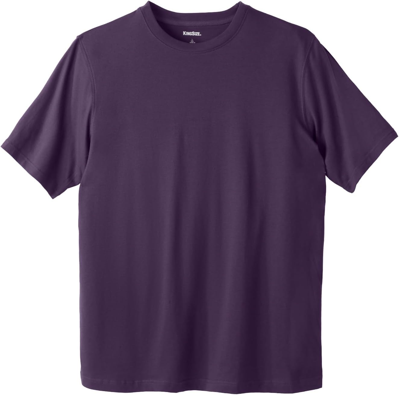 KingSize Men's Big & Tall Shrink-Less Lightweight Crewneck T-Shirt