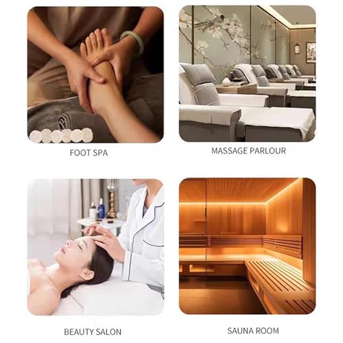 Spa para pies con calor y masaje, lámpara colorida y temperatura ajustable miniatura 2