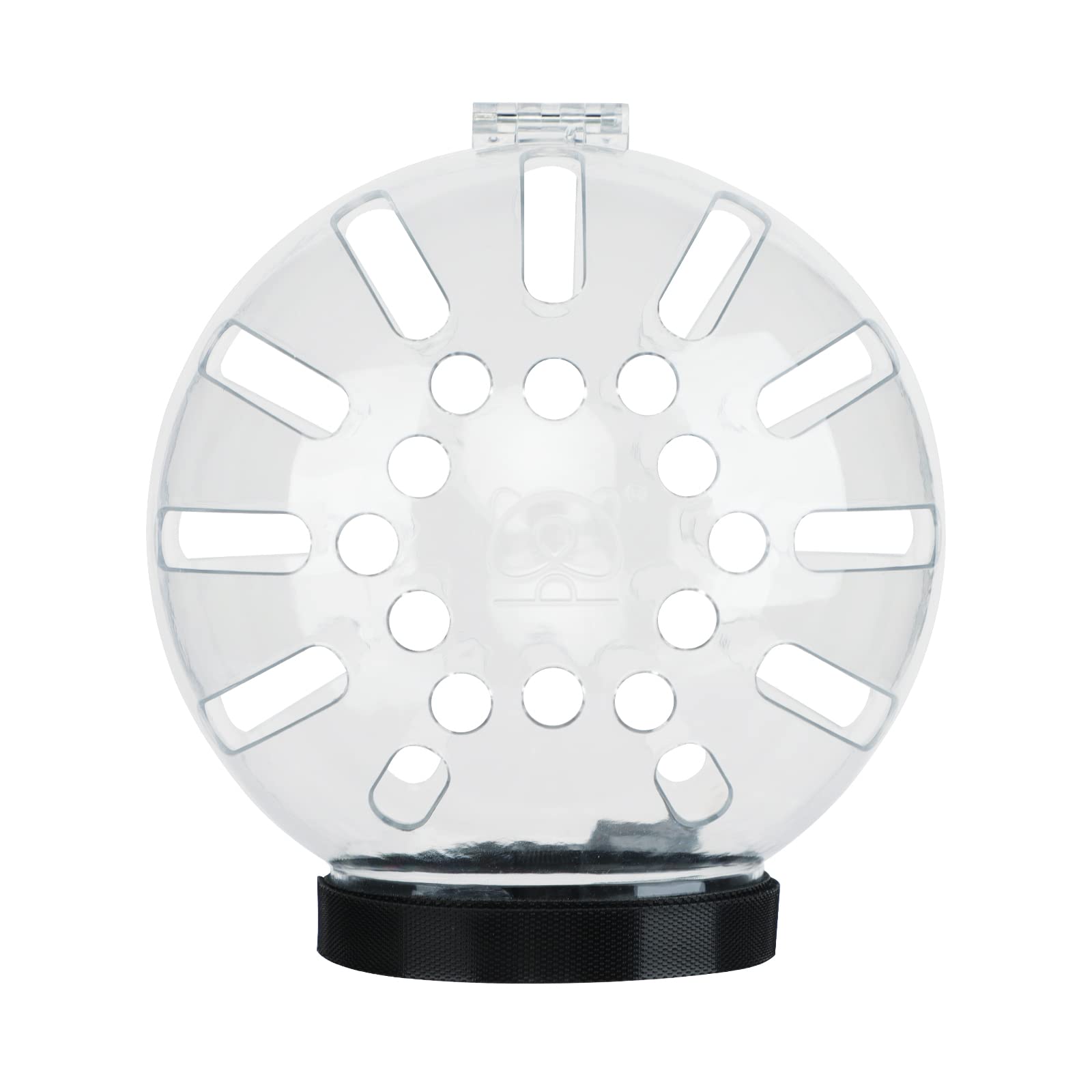 Muselière Respirante pour Chat en Forme de Boule - Transparent Anti-Morsure Anti-léchage - Cagoule de Protection - Masque de Toilettage pour Bain, Rasage, Coupe des Ongles