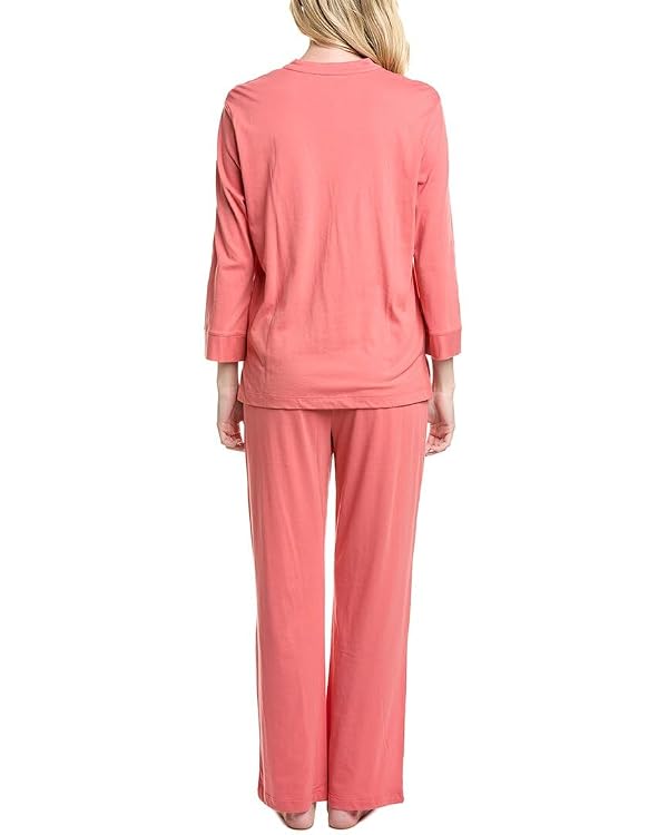 N Natori BREEZE Mandarin PJ Length 26" Inseam 29",PINK ROSE,Small by N Natori - Used condition - Image 2