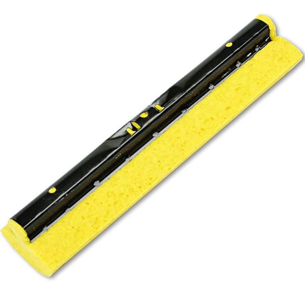 RCP Commercial Products 6436YEL Mop Head Refill for Steel Roller Sponge 12-Inch Wide Yellow