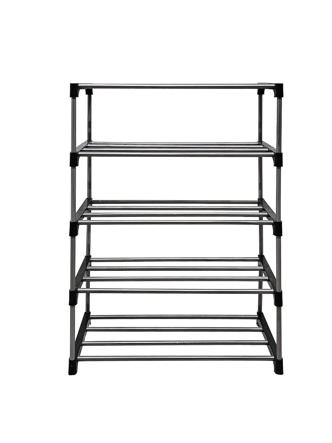 5 Tier Shoe Rack Sturdy Shoe Organizer for 15+ Pairs,Space-Saving Storage for Entryway & Closet Shoe Rack Modern Shoe Stand with Open Shelves, Ideal for Bedroom & Hallway Stackable-image-30
