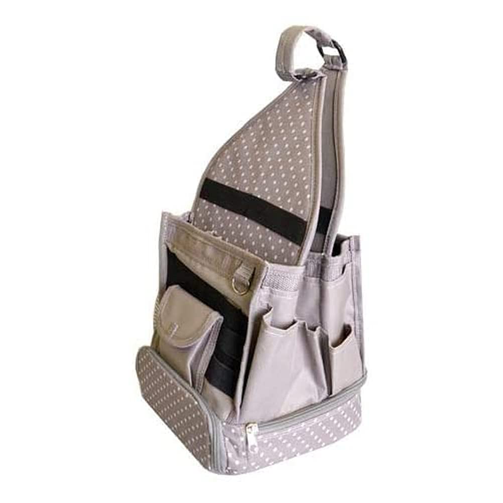 Sac De Rangement Artemio - Taupe à Pois - 25 X 44 Cm - 14 Compartiments - Pour Loisirs Créatifs, Fournitures - 4