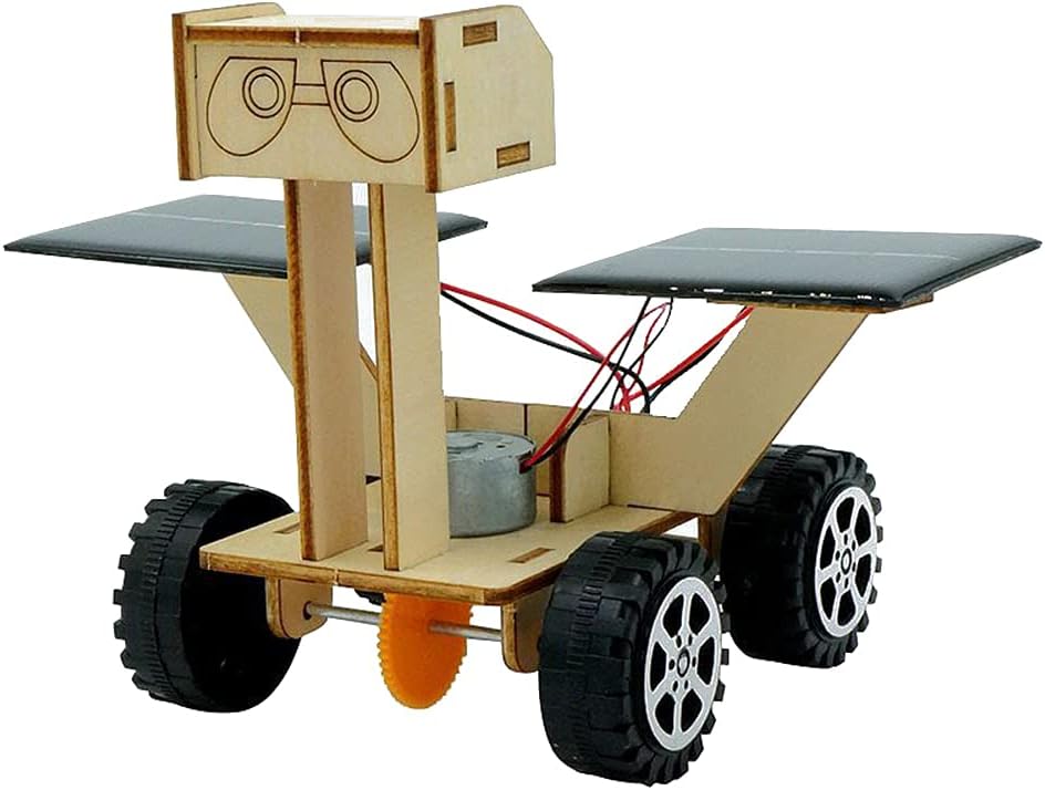 NIBEMINENT DIY Electric Solar Energy Car Model Educational Students Science Experiment Toy Set(Solar Energy Car)