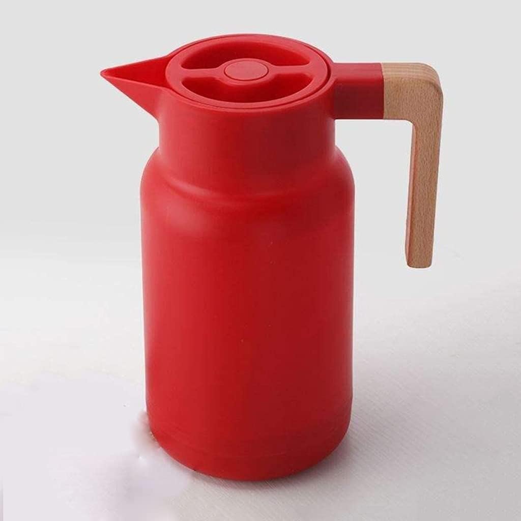 Vacuum Flasks Insulation Thermos 1L Large Household Hot Water Pot Kettle Office Coffee Thermal Warmer Bottles Double Wall Long holding time (Color : B)