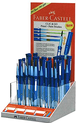 FABER-CASTELL Synthetikhaarpinsel CLIC & GO, Gr. 2...
